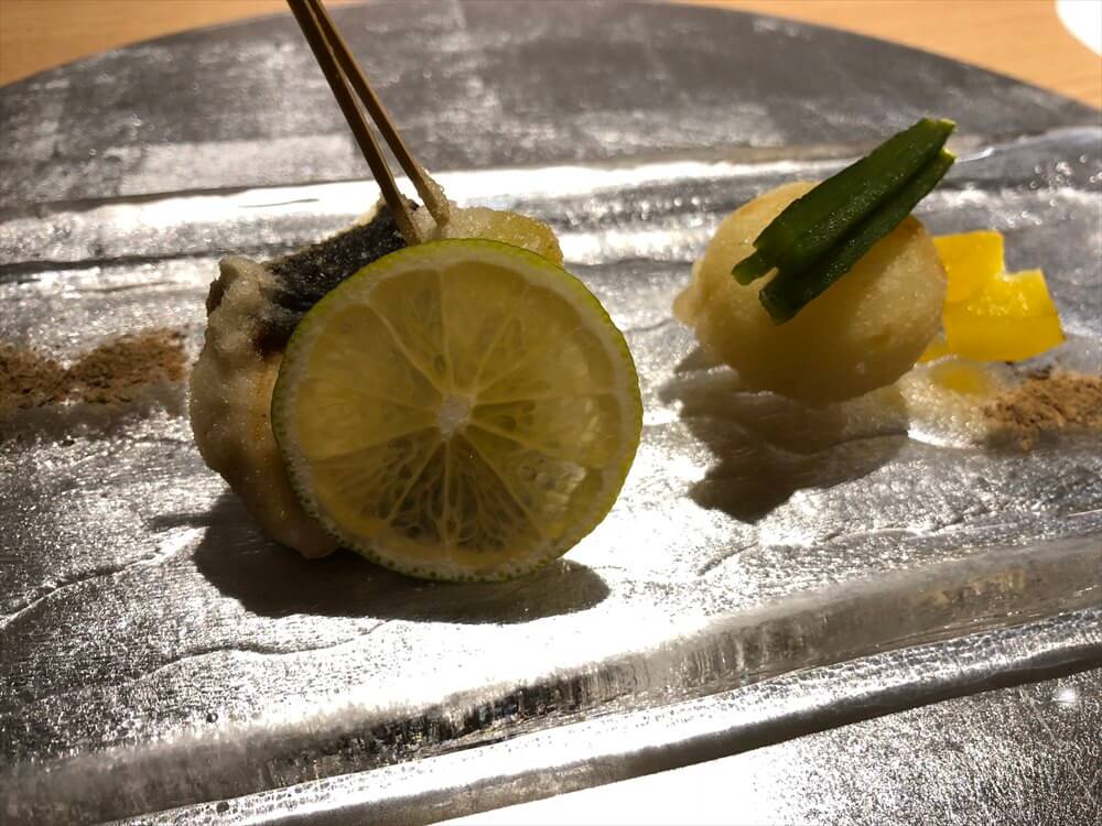 釧路の天ぷら「彩」の目鯛