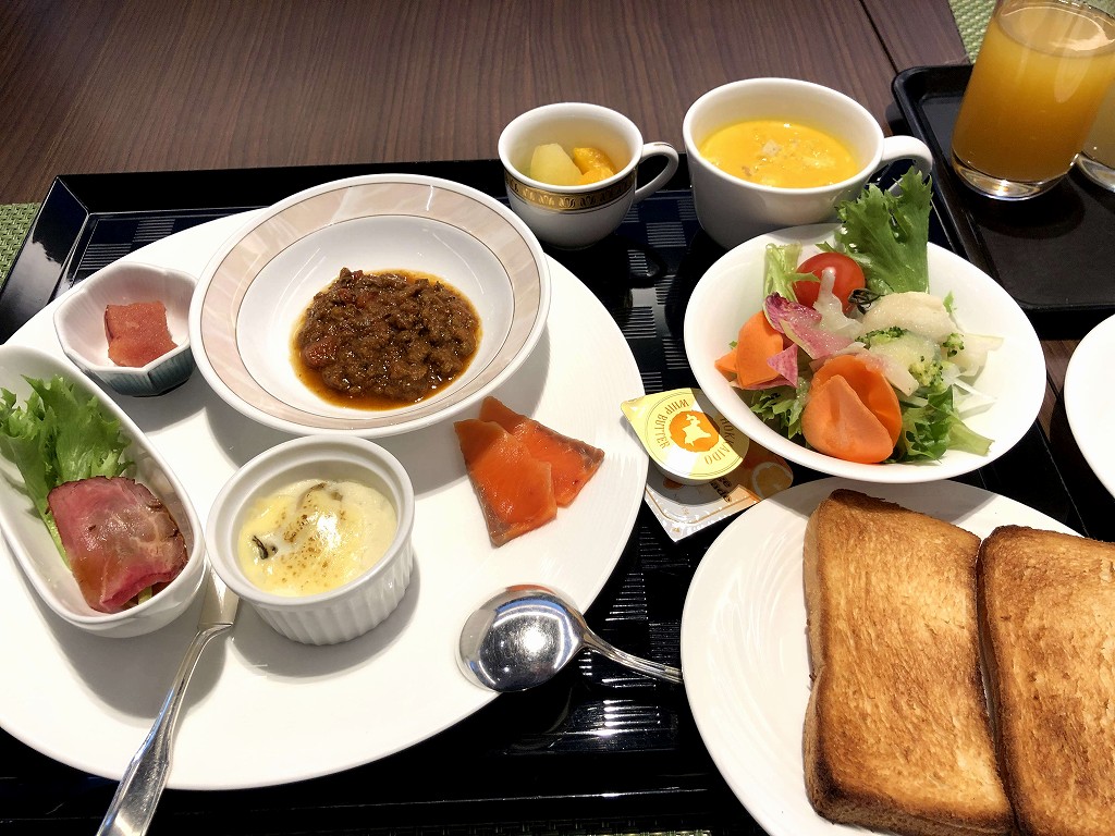 ANAクラウンプラザホテル釧路の朝食ビュッフェ