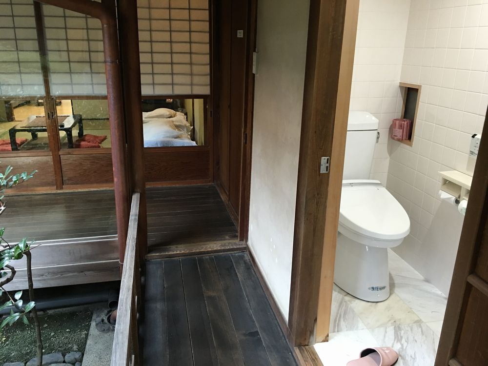 正庵のお風呂のトイレ
