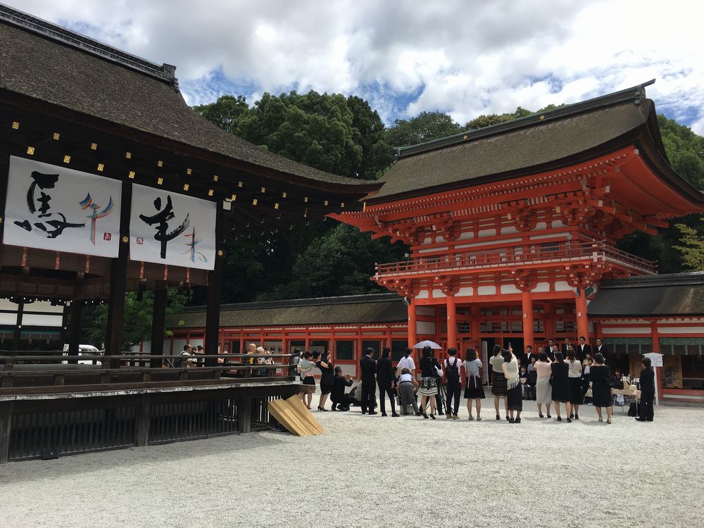 下鴨神社で結婚式