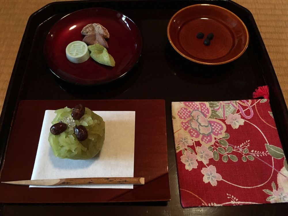 皐盧庵茶舗のお菓子