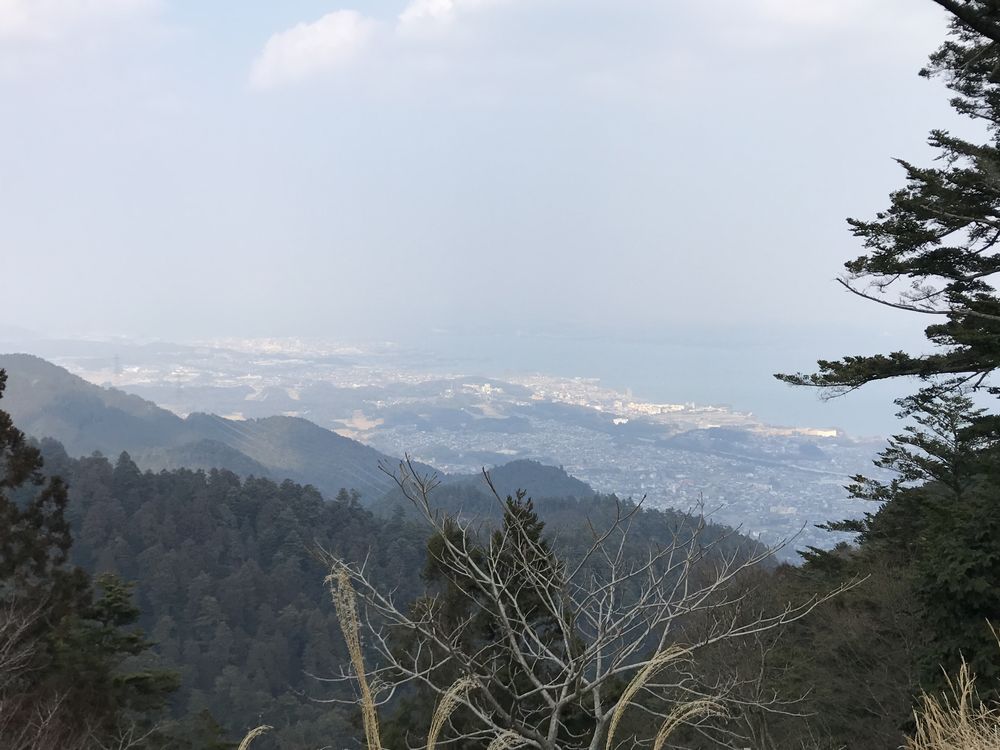 ケーブル延暦寺駅から琵琶湖