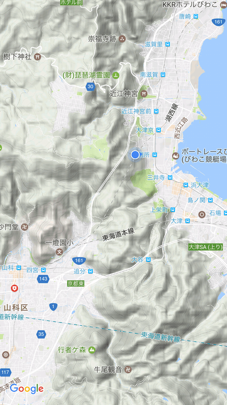湖西線で京都駅へ