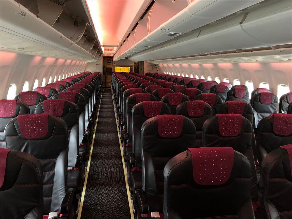 JAL567便の普通席