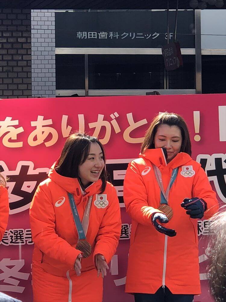 LS北見凱旋パレードの藤澤五月・本橋麻里2