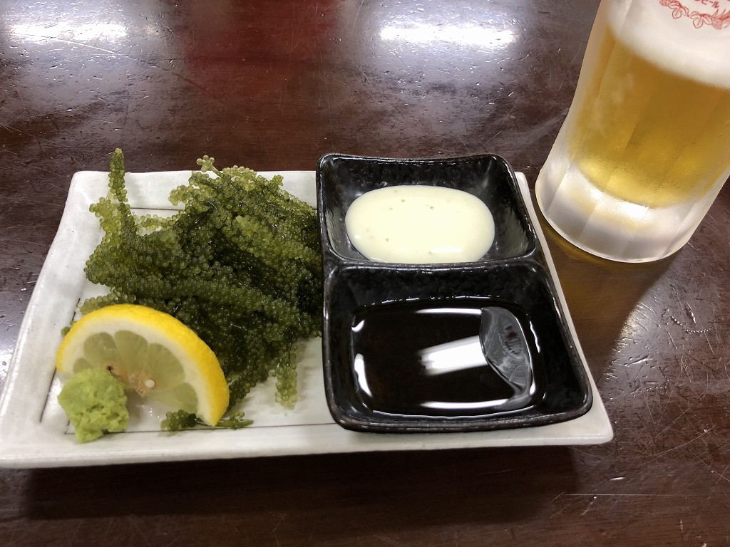 がんじゅう堂の海ぶどう