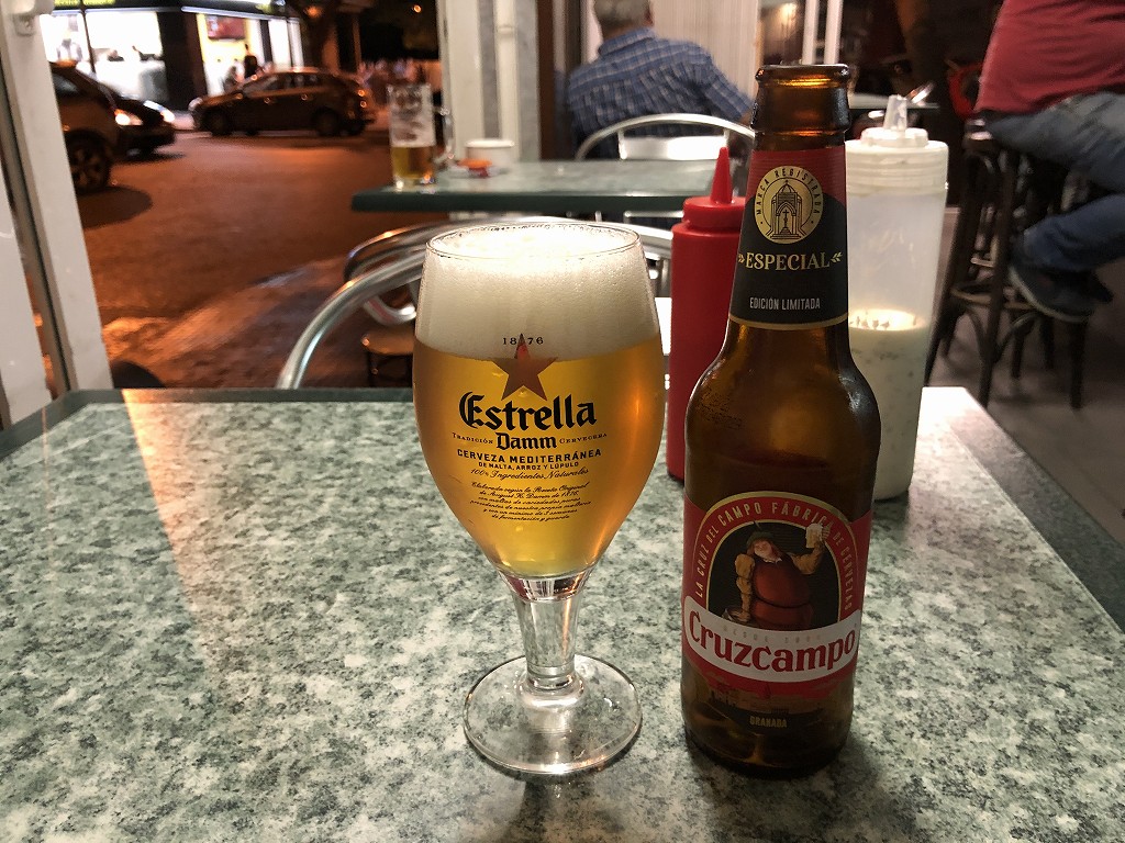 パルマ・デ・マヨルカ郊外のMARALBAのビール