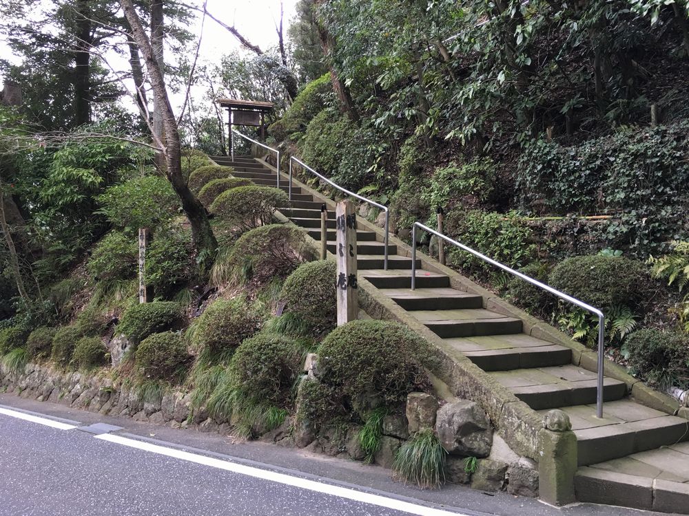 明々庵の階段
