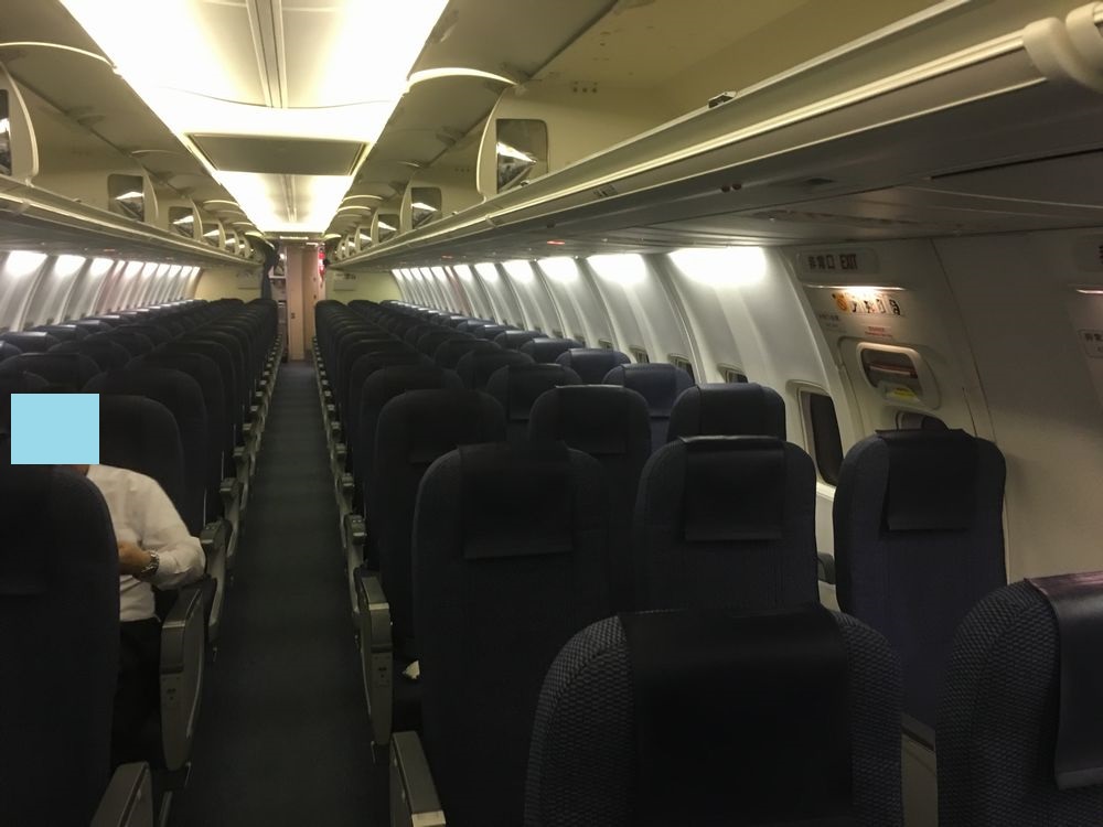 ANA390便の普通席
