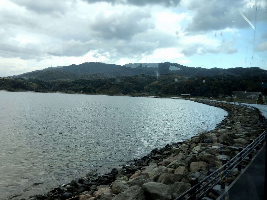 米子空港から松江行きのバスのルート1