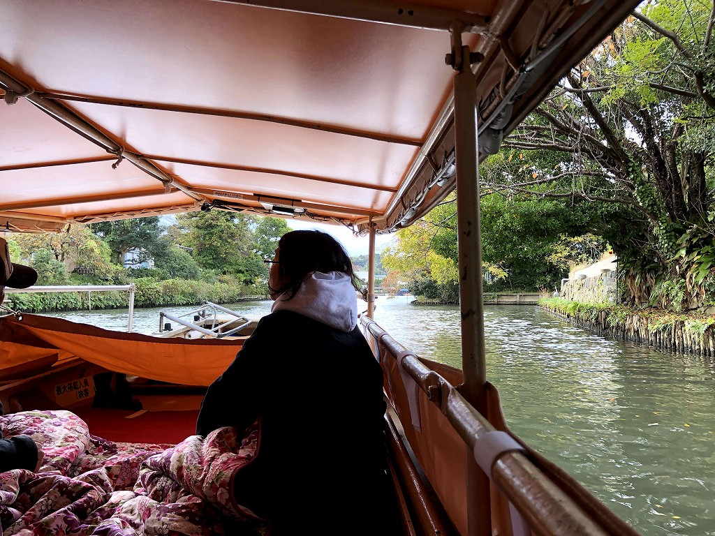 堀川遊覧船から見る塩見縄手2