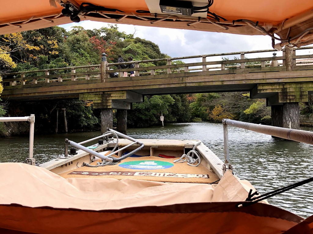 堀川遊覧船から見る塩見縄手