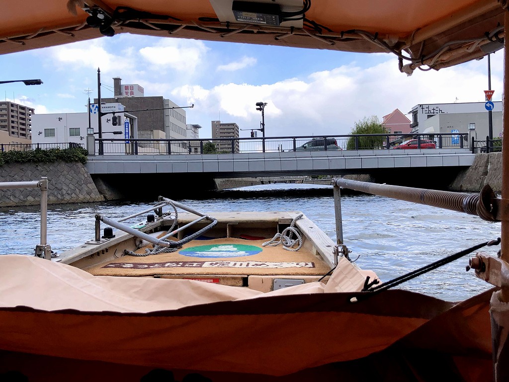 堀川遊覧船で外堀