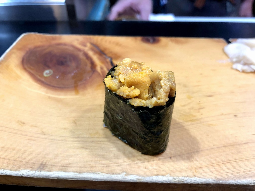 松江の「赤べこ」のウニ