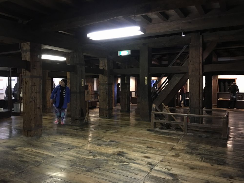 松江城の内部