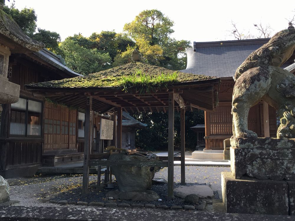 松江神社の手水舎