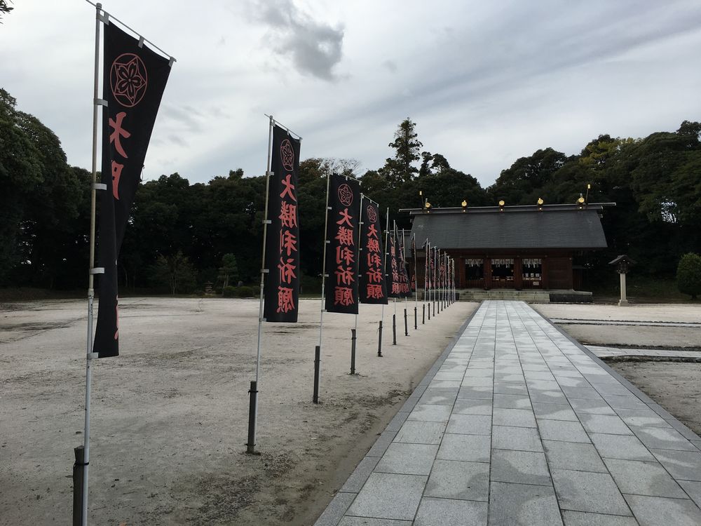 松江護国神社の大勝利祈願