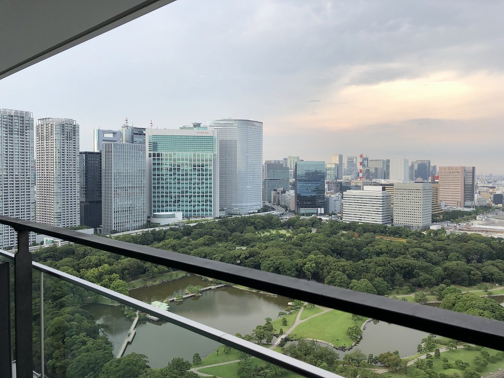 メズム東京のチャプター2、ガーデンビュールームからの眺め2