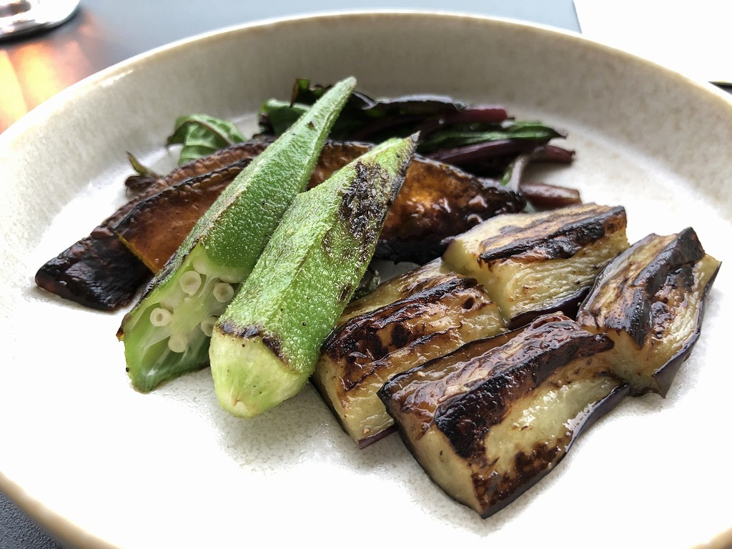 銀座みやちく竹芝店の焼き野菜