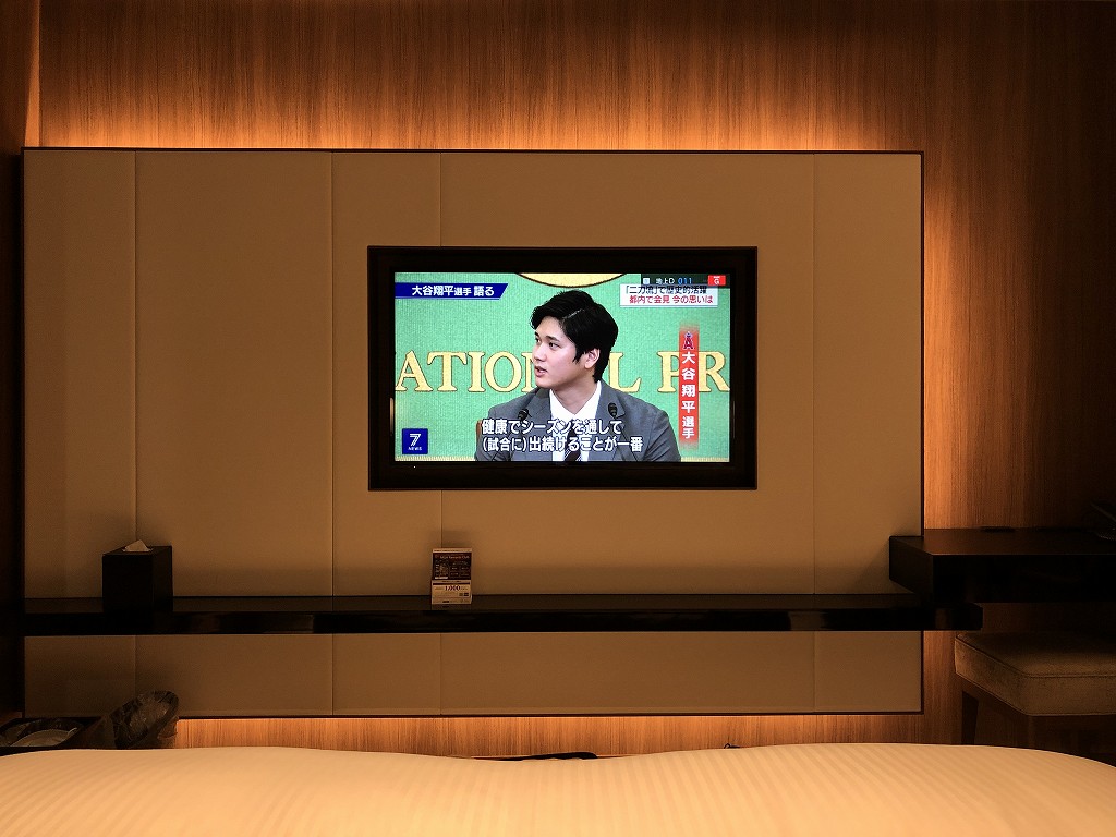 三井ガーデンホテル六本木プレミアのテレビ
