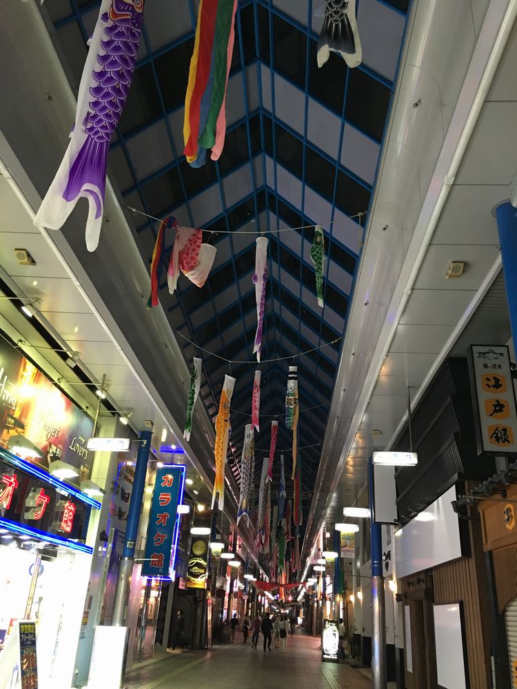 宮崎のアーケード街「一番街」