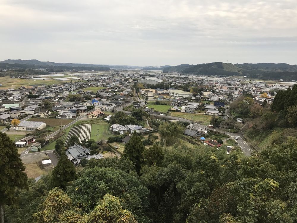 綾城から綾町の市街地