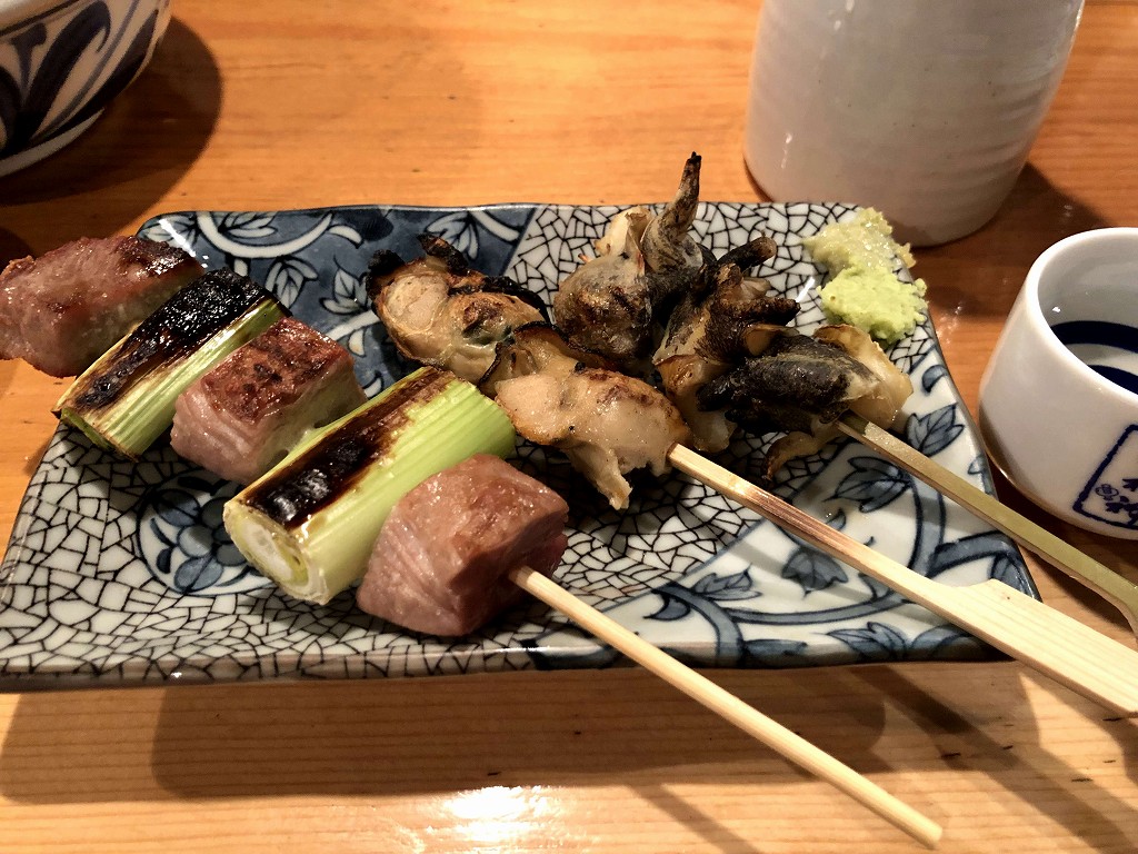 盛岡の「おでんと魚串の店 飛魚」で魚串