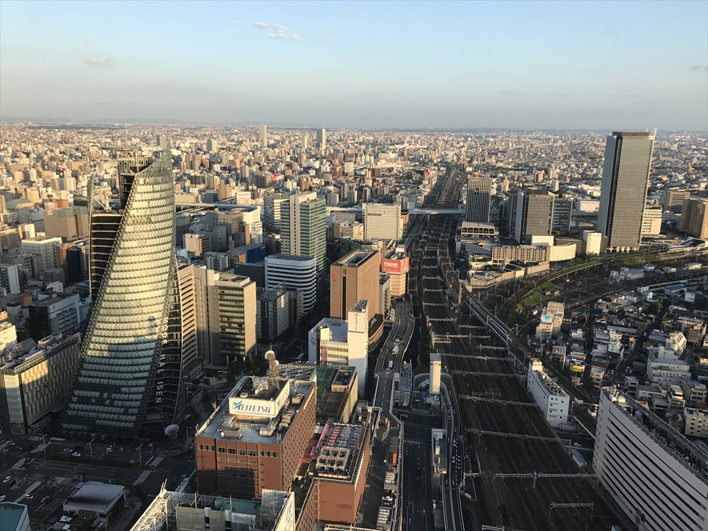 名古屋マリオットアソシアホテルからの眺め