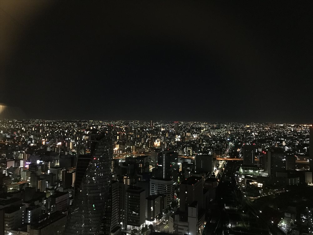 名古屋マリオットアソシアホテルからの深夜の眺め