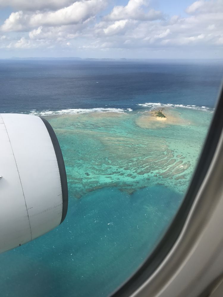 飛行機から美々ビーチいとまん