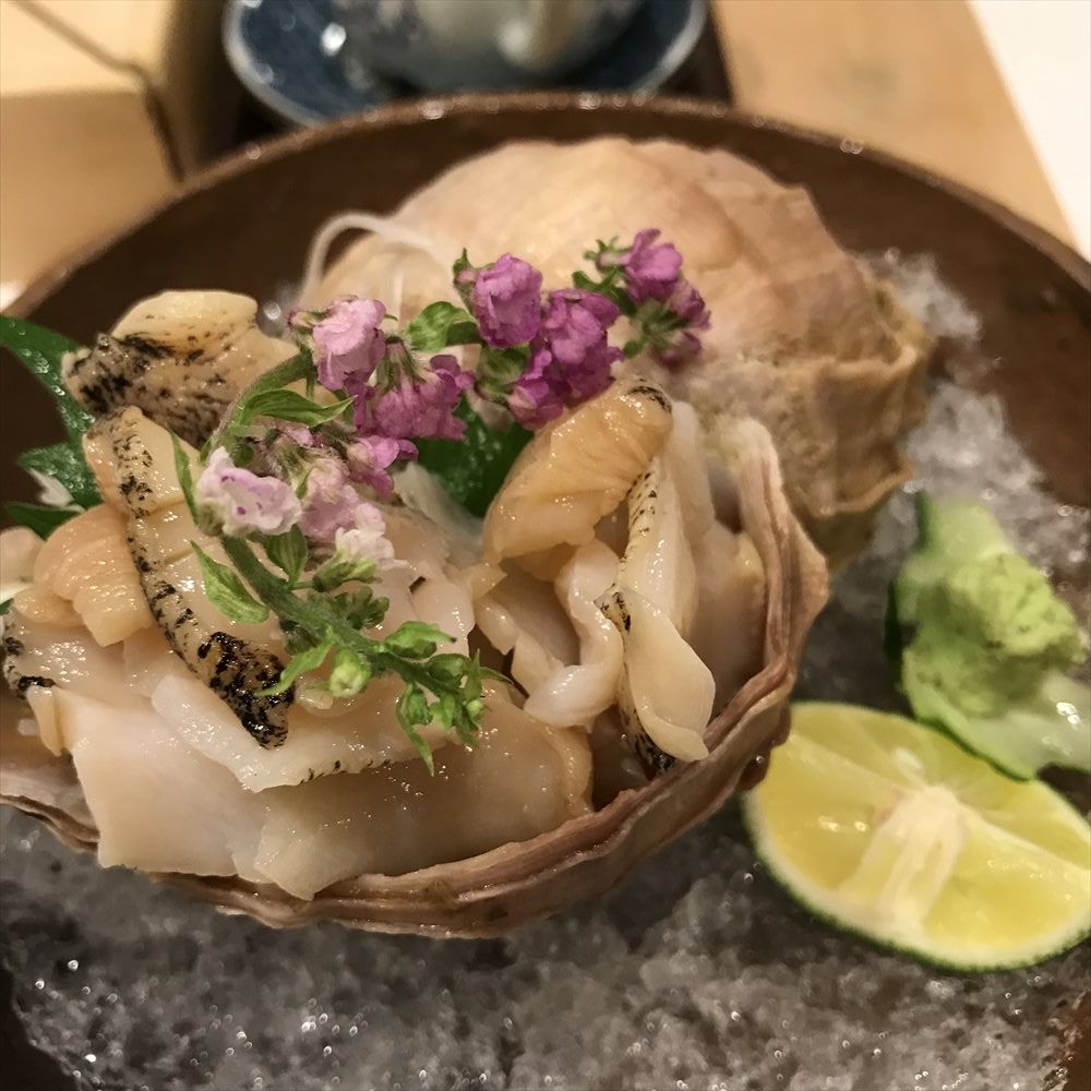 那覇のかわじの北寄貝