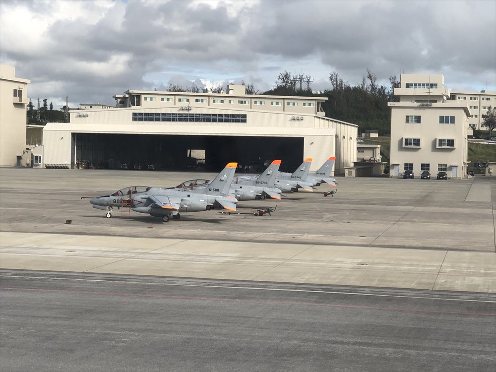 那覇空港の海上自衛隊の戦闘機