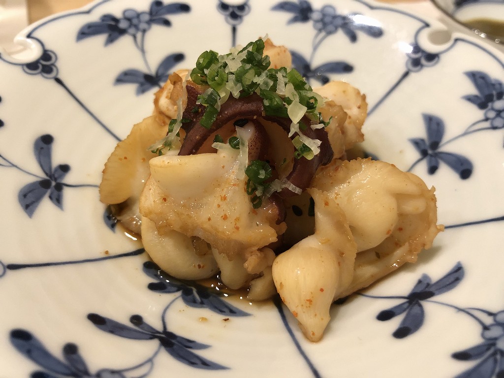 かわじの水ダコの七味焼き