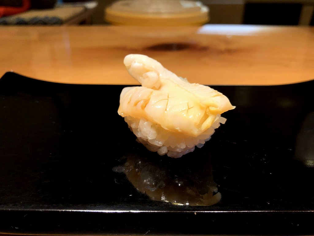 七尾の幸寿しのバイ貝