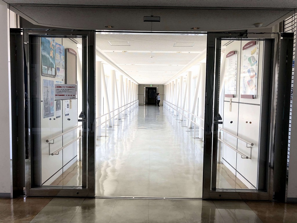 七尾のミナクル内からの連絡通路