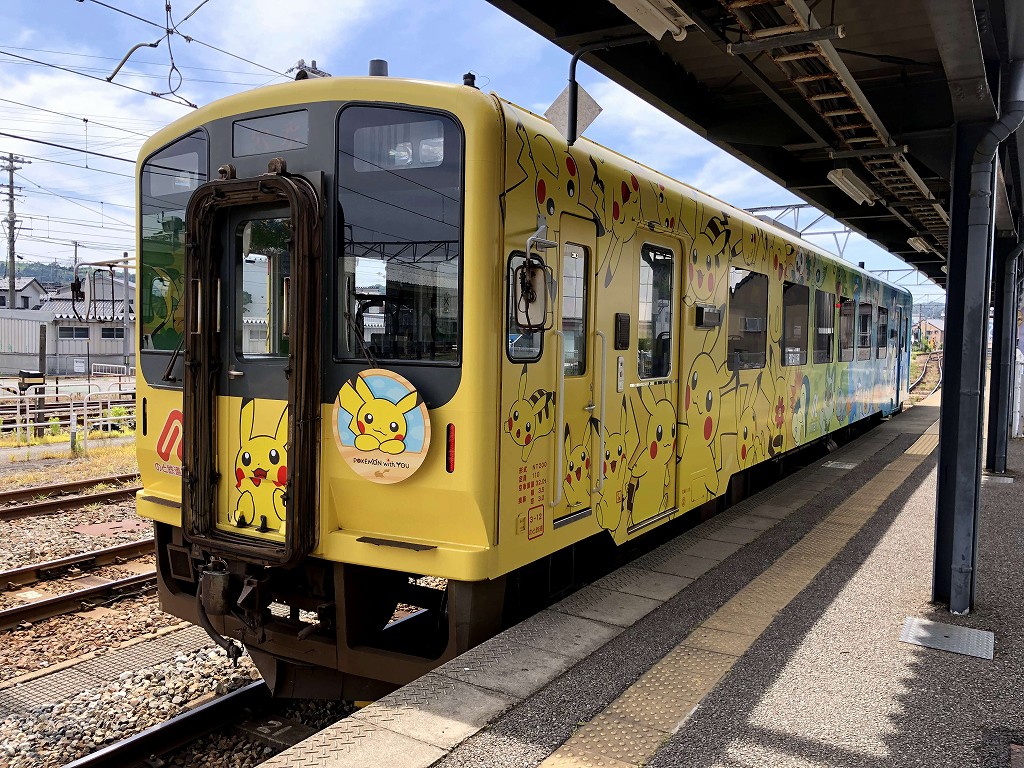 ポケモンラッピングののと鉄道1
