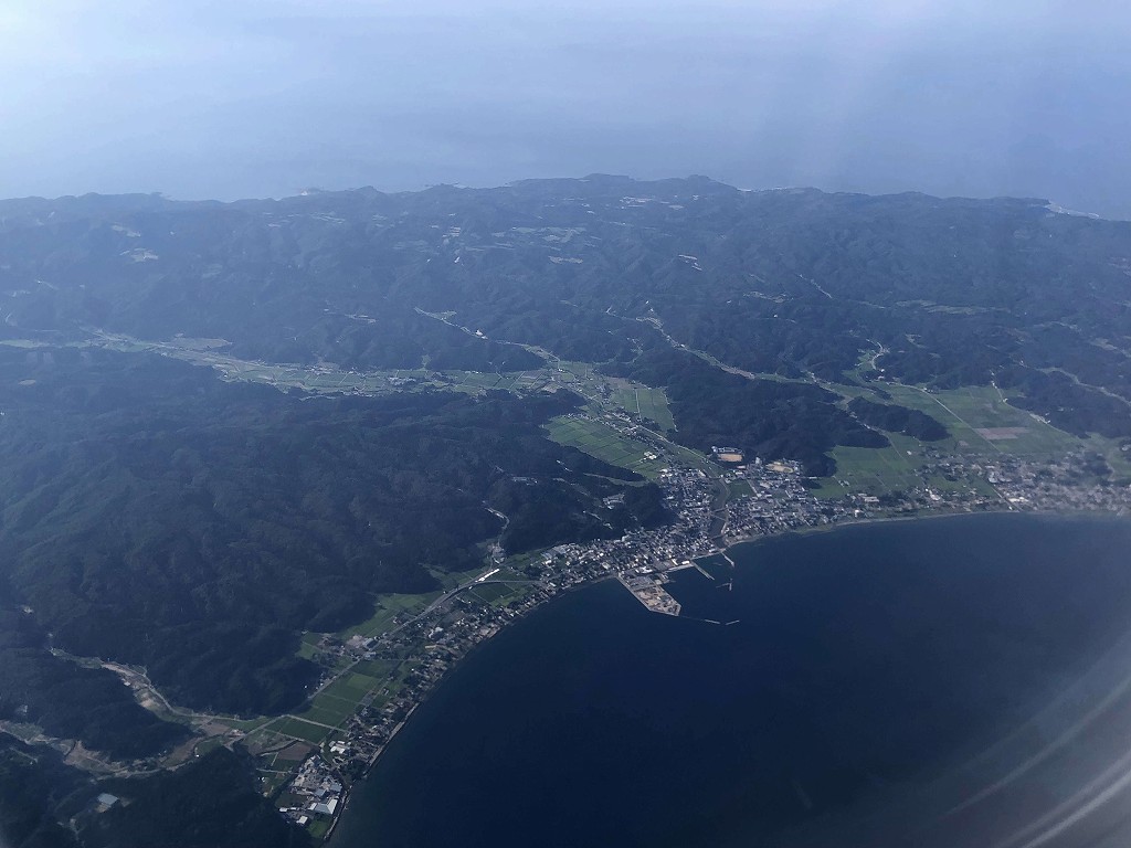 ANA750便からのとの里山2
