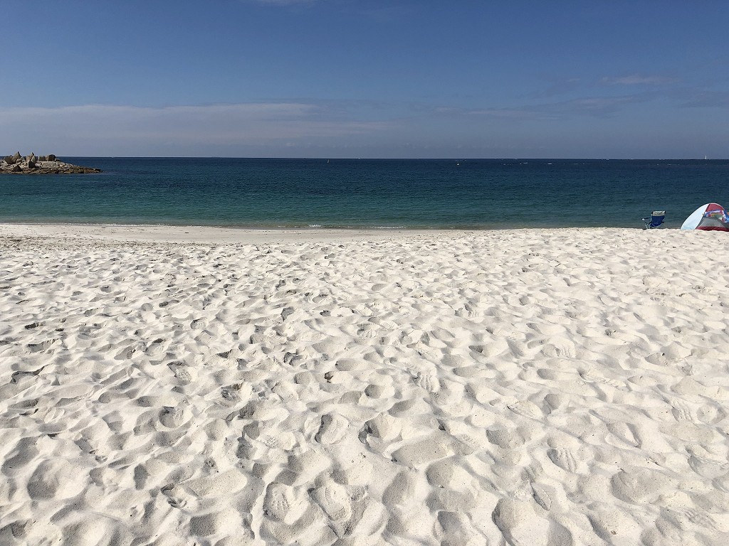 白良浜の白砂