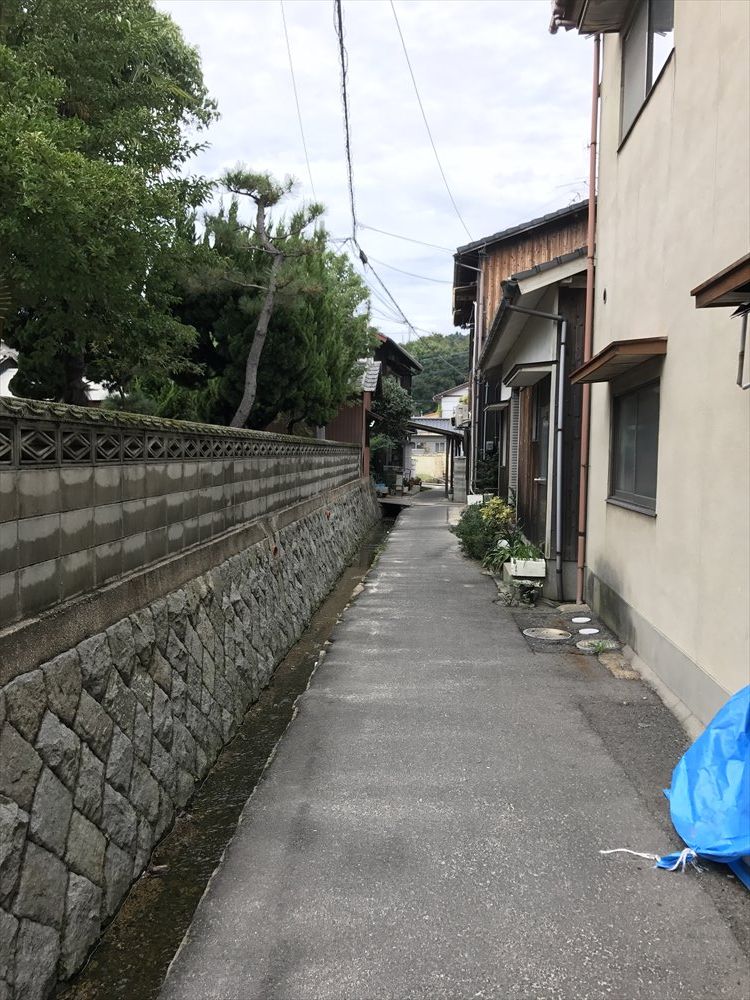 直島の路地