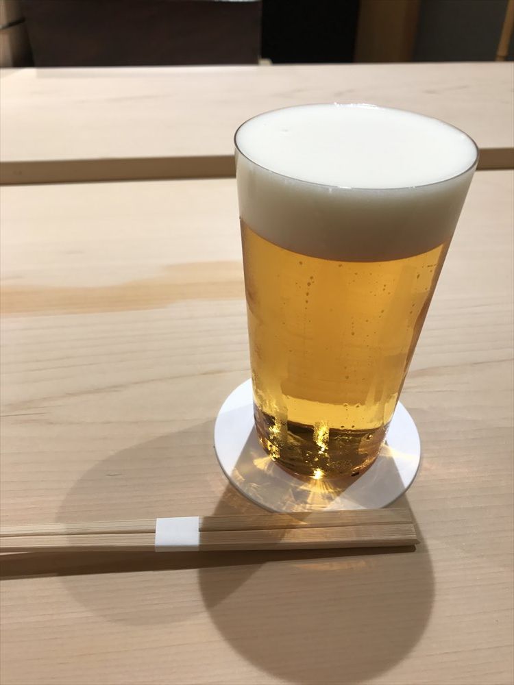 寿司 中川のビール