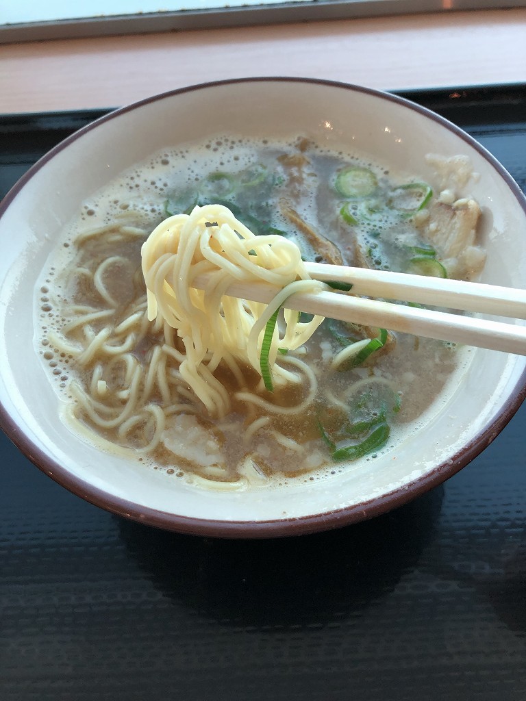 徳島空港の「宝ラーメン」のあっさり