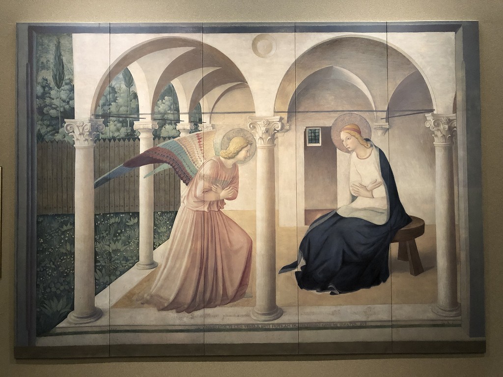 大塚国際美術館のフラ・アンジェリコの受胎告知