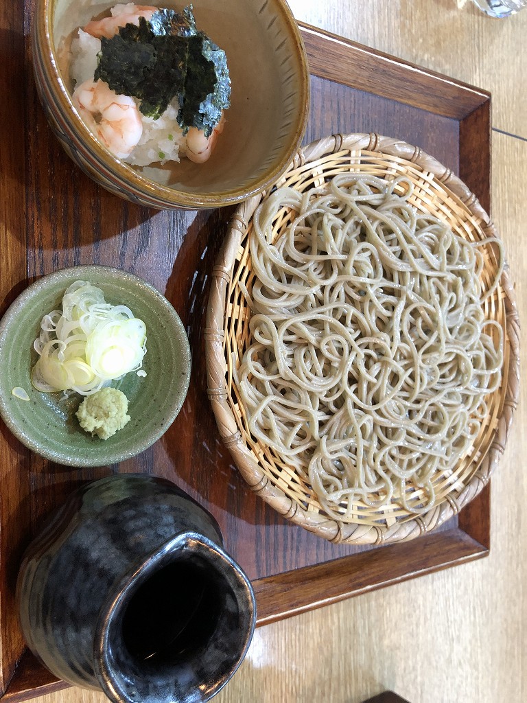 根津の蕎心の辛味蕎麦