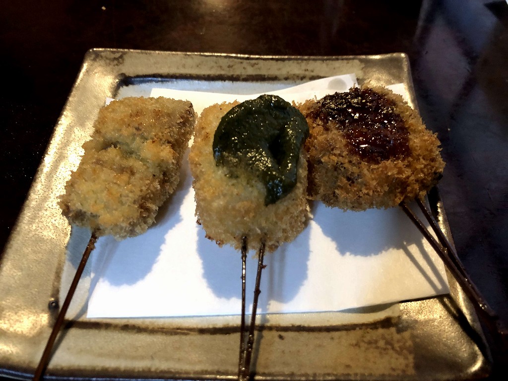 根津のはん亭の追加3串