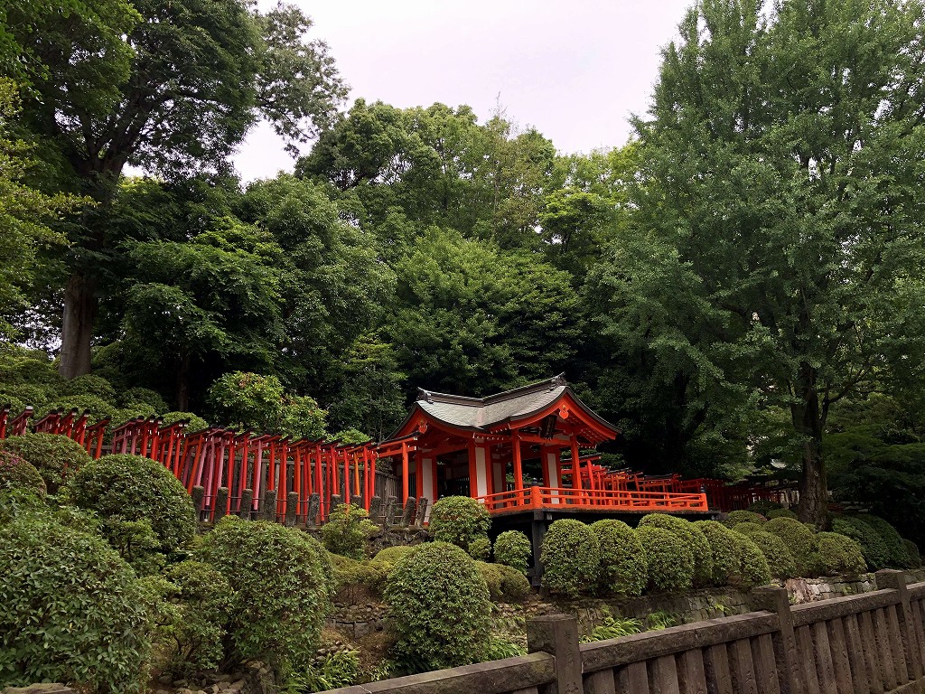 根津神社の千本鳥居1