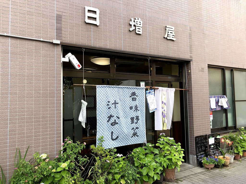 根津の日増屋の外観