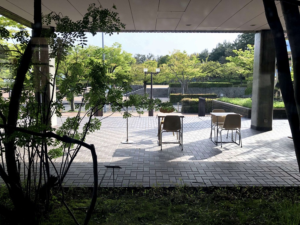 新潟市美術館から西大畑公園の眺め2