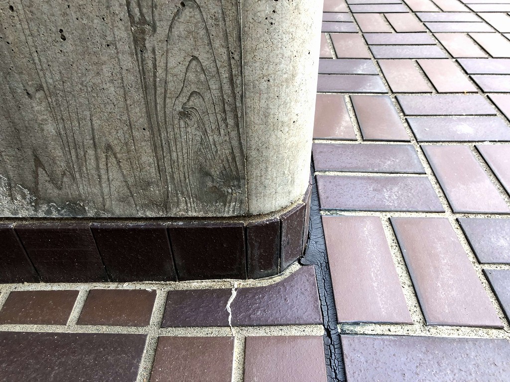 新潟市美術館の丸みのある壁面