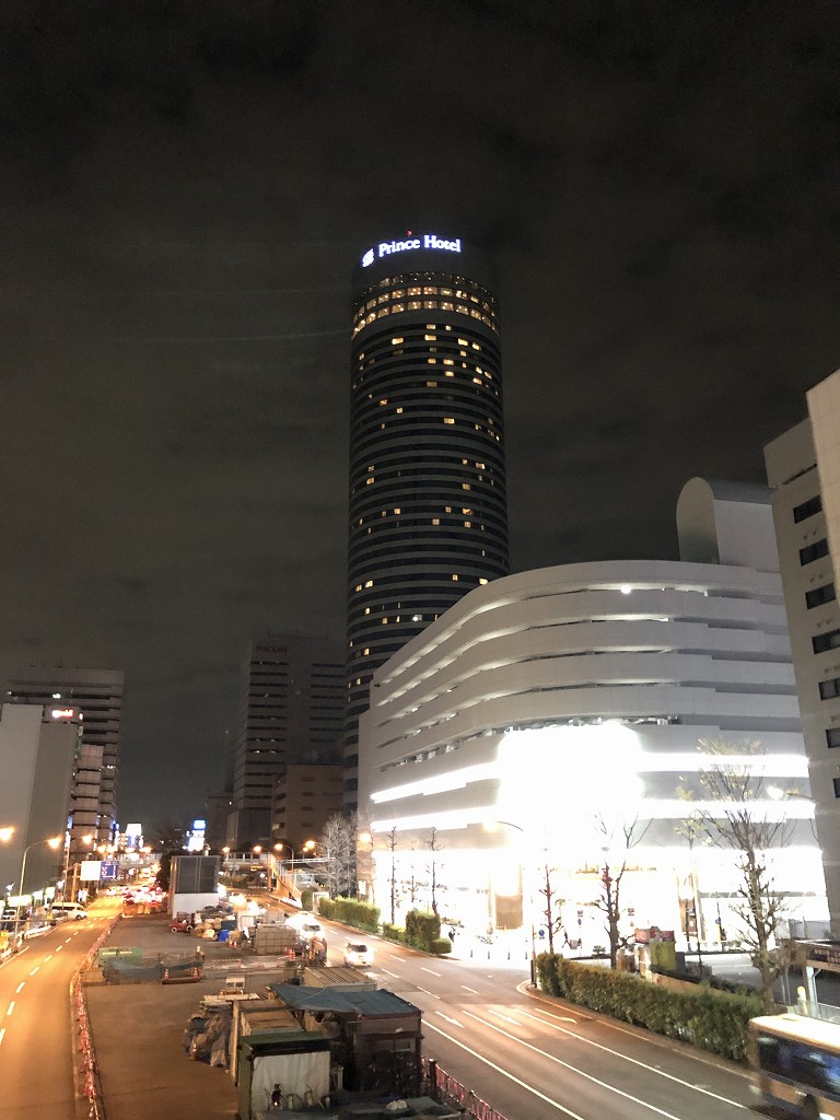 サークルウォークから新横浜プリンスプリンスホテル