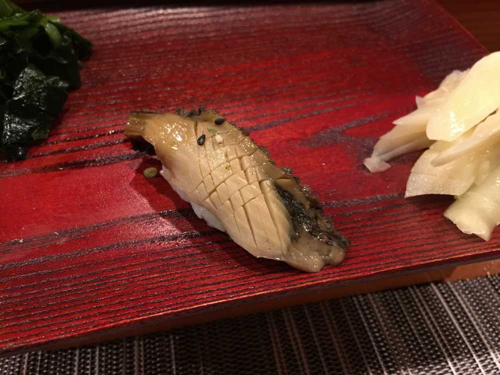 鮨匠のむら黒アワビの柔らか煮画像